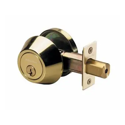 Master Lock DSO0603 Keyed Deadbolt Polished Brass