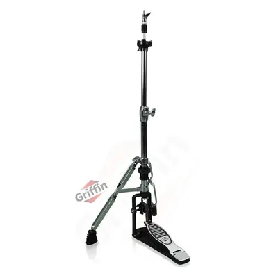 Premium Leg Hi-Hat Stand by GRIFFIN | Heavy Duty Hihat Cymbal Foot P