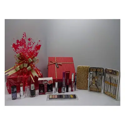 Beauty Bundle For Women, Make Up Gift Hamper, Make Up Bundle, Manicure Tool Set Hamper For Women