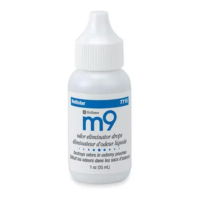 Hollister m9 Odor Eliminator Drops, Unscented, oz Bottle, Pack - Ostomy Drops, Ostomy Supplies, 