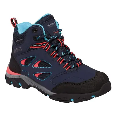 (2.5 UK Junior, Navy/Fiery Coral) Regatta Childrens/Kids Holcombe IEP Junior Hiking Boots