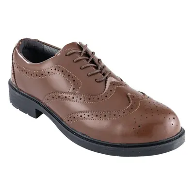 Brogue Shoe Brown S3 SRC Size