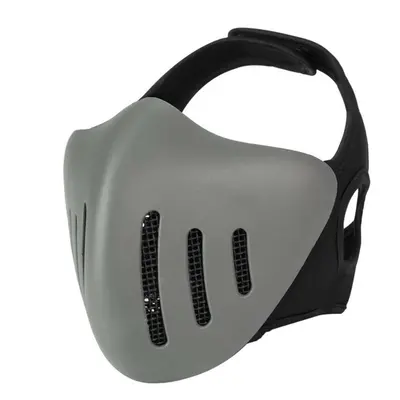 (Grey) Outdoor Anti-shock Protective Device Hunting Military Army Tactical Face Mask