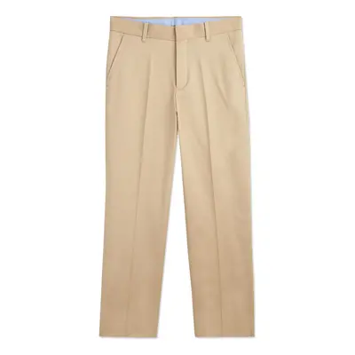 Tommy Hilfiger Boys' Flat-front Twill Dress Pant Straight Leg Fit Be