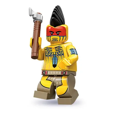 Lego Series Tomahawk Warrior Mini Figure