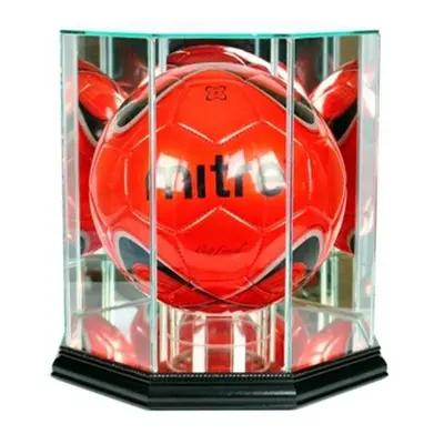 Perfect Cases SBL-B Octagon Soccer Ball Display Case, Black