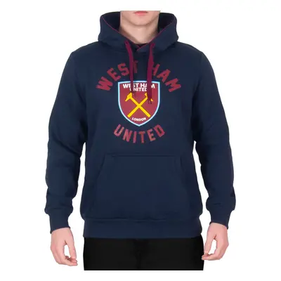 (Small) West Ham United FC Official Football Gift Mens Fleece Graphic Hoody