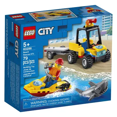 LEGO City Beach Rescue ATV Building Kit; Fun Cool Toy for Kids