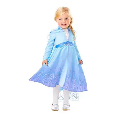 Rubie's Official Disney Frozen 2, Elsa Classic Travel Dress, Childs Costume, Size Age Years