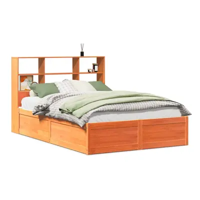 (wax brown, x cm) vidaXL Bed Frame without Mattress Bed Base Solid Wood Pine