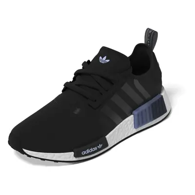 adidas Women's NMD_r1 Sneaker Black/White/Blue Dawn