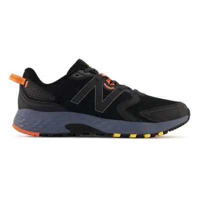 New Balance Men's V7 Running Shoe Black/Grey/Orange 10.5