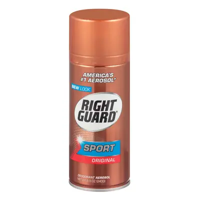 Right Guard Sport Deodorant Aerosol Original 8.5 oz (Pack of 5)