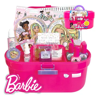 Barbie Cosmetic Case by Horizon Group USA DIY Beauty Kit for an at-Ho