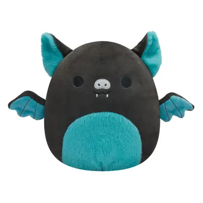 Squishmallows SQCR02386 Original 7.5-Inch Aldous Teal and Black Fruit Bat with Fuzzy Belly-Offic