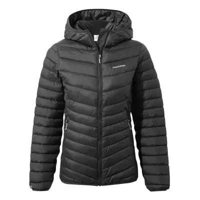 (12 UK, Black) Craghoppers Womens/Ladies Compresslite VIII Hooded Padded Jacket