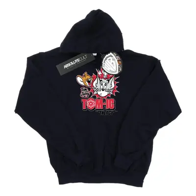 (7-8 Years, Navy Blue) Tom And Jerry Boys Tomic Energy Hoodie