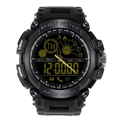 (Black) Waterproof Months Standby Sport Record Call Reminder Alarm Smart Watch