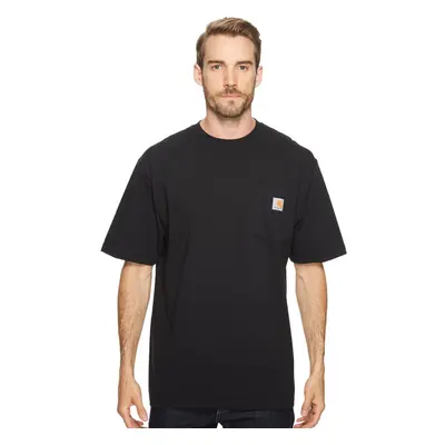 Carhartt Men's Loose Fit Heavyweight Short-Sleeve Pocket T-Shirt Blac