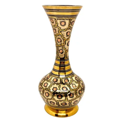 Made of Brass - Large inch high Vase - A Rare Indian Decor - Alluring Design and Nakkashi - for 