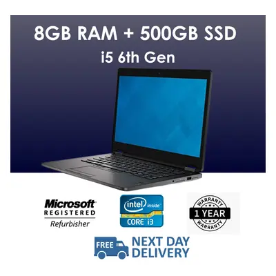 Generic Generic Fast Intel Core i5 6th Gen Windows 8GB RAM 500GB SSD WI-FI LAPTOP