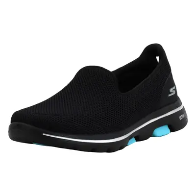 Skechers Womens GO Walk Sneaker BlackAqua M US