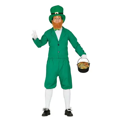 (M (48-50)) Men's green leprechaun costume