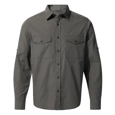 (XL, Carbon Grey) Craghoppers Mens Expert Kiwi Long-Sleeved Shirt