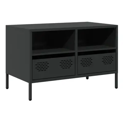 (black, x x 43.5 cm) vidaXL TV Cabinet TV Stand TV Unit Entertainment Centre Cold-rolled Steel