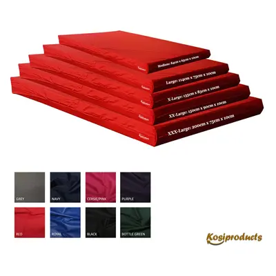 (Large, Red) Landing Crash Gym Mats, Metre Critical Fall Height Pads