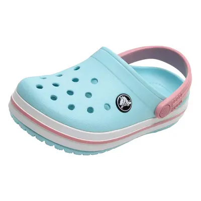 crocs Unisex-child crocband clogs (Little KidBig Kid) Ice BlueWhite