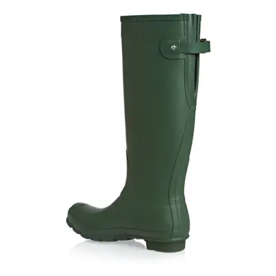 Hunter W Original Back Adjustable Tall Rain Boots Hunter Green Womens