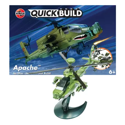 Airfix Quickbuild Boeing Apache Airplane Model Kit Multi