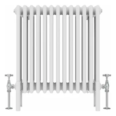 (600x605mm, White) NRG Traditional Cast Iron Style Style Radiator Four Column Designer Bathroom 