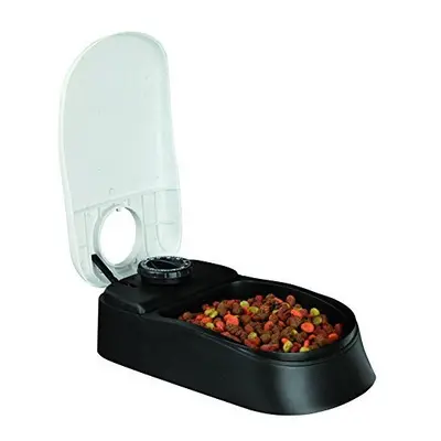 Trixie Tx1 Automatic Feeder 300ml / Ã Ã 24cm Charcoal / Black - - automatic trixie tx1 feeder 