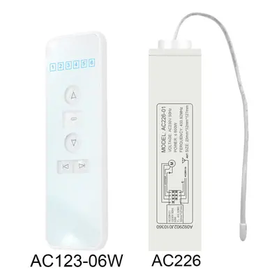 (#6) Remote Control Switch And AC226 Receiver Set Compatible Broadlink Remote Control Set For Sm