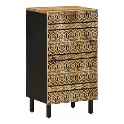 vidaXL Sideboard Cupboard Storage Cabinet Highboard Solid Rough Wood Mango