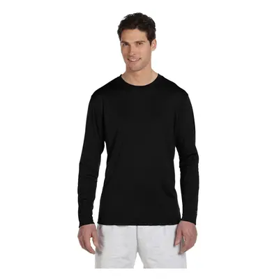 Champion Men's Long Sleeve Double Dry Performance T-Shirt Black Smal