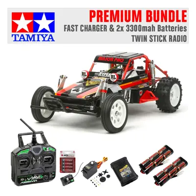 TAMIYA RC Wild One Off Roader 1:10 RC Car Premium Stick Bundle