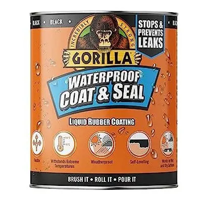 Waterproof Coat & Seal Black 946ml