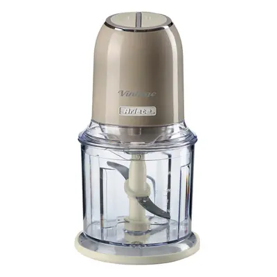 Ariete 438/03 Vintage Mini Chopper, 400W, 600ml Graduated Beaker, Speeds, Stainless Steel Blades