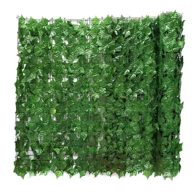 (Sweet potato leaves) 3x1M Outdoor Artificial Faux Ivy Leaf Privacy Fence Screen Decor Panels He