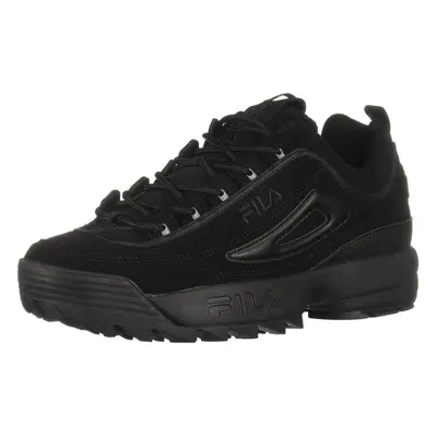 Fila Men's Strada Disruptor fashion sneakers Black/Black/Black 7.5 U