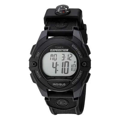 Timex Men's TW4B07700 Expedition Full-Size Digital CAT Black Resin Str