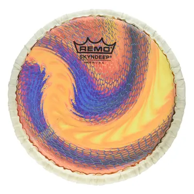 Remo Bongo Drumhead Tucked 7.15"" SKYNDEEP ""Serpentine Day"" Graph