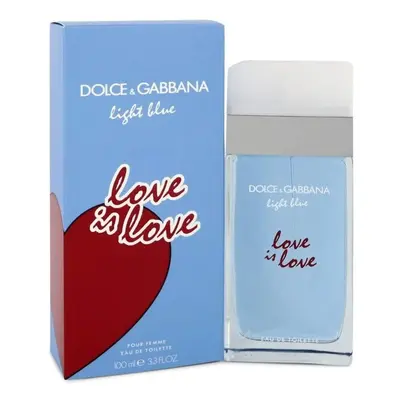 Light Blue Love is Love by Dolce & Gabbana 3.3 / 3.4 oz EDT Perfume for Women