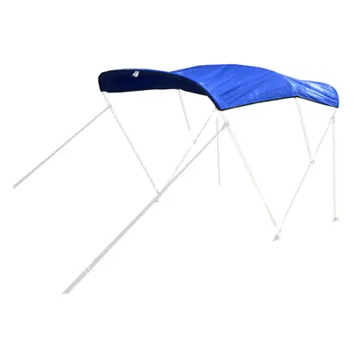 (61''-72'') 600D Bow Bimini Top Replacement Canvas Cover with Boot without Frame Blue