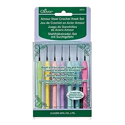 Clover Amour Steel Crochet Hook Set