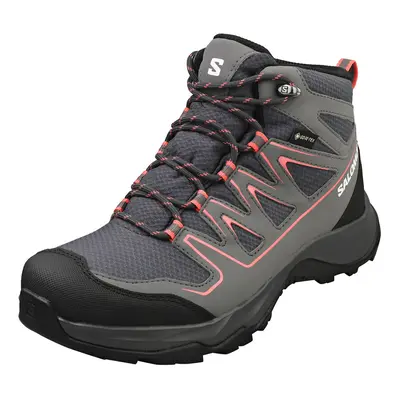 (7) Salomon Onis Mid Gore-tex Womens Ankle Boots in Grey Black