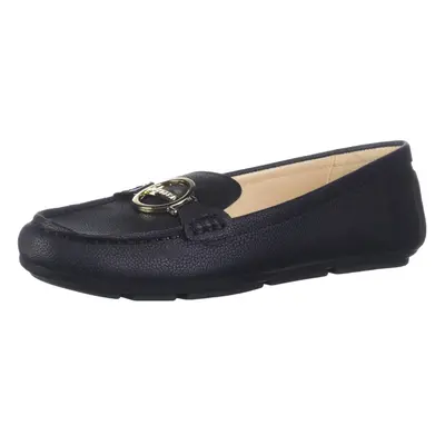 Calvin Klein Women's Layne Loafer Flat Black Leather 9.5